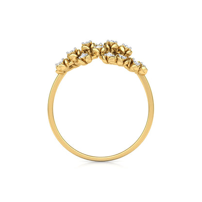 Blossom Cluster Diamond Ring