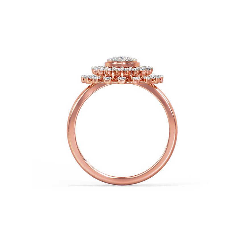 Rolling Cluster Diamond Ring