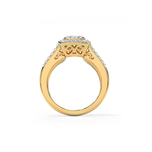 Glowing Adjustable Diamond Ring