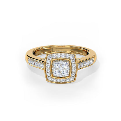 Glowing Adjustable Diamond Ring