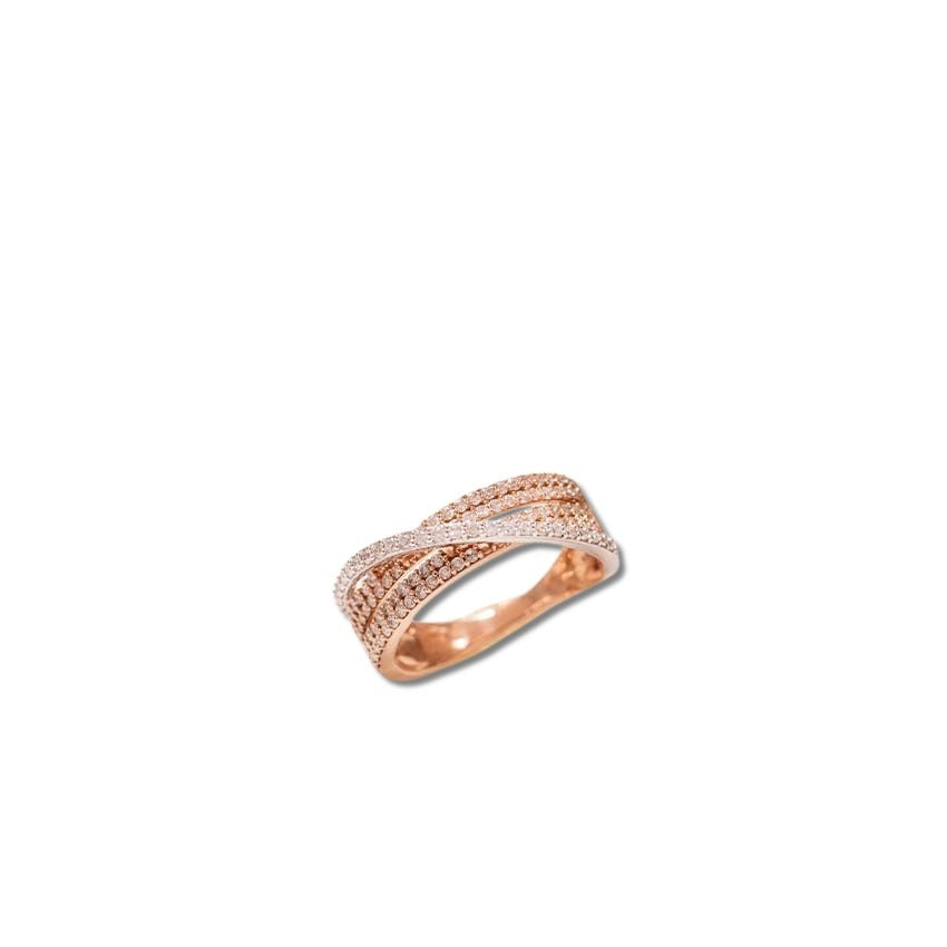 Triple Overlap Diamond Band