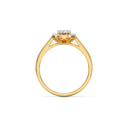 Miranda Oval Halo Diamond Ring