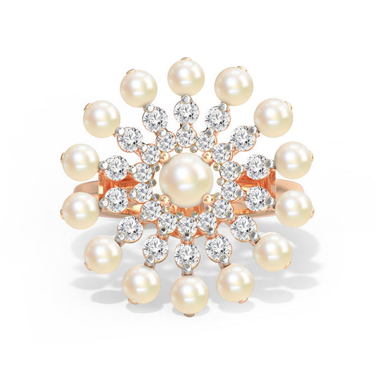 Coupé Pearl Ring