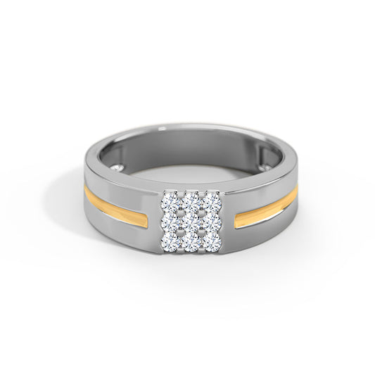 Euro Diamond Ring for Men