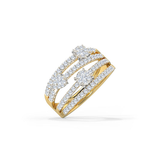 Grand Cluster Diamond Band