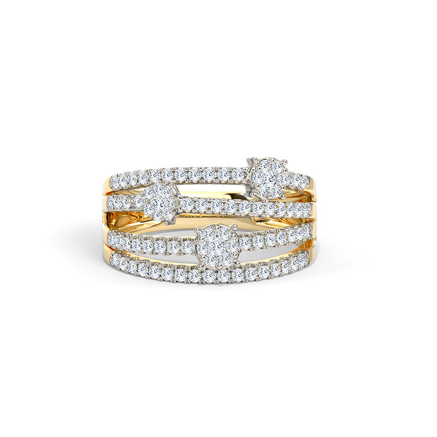 Grand Cluster Diamond Band