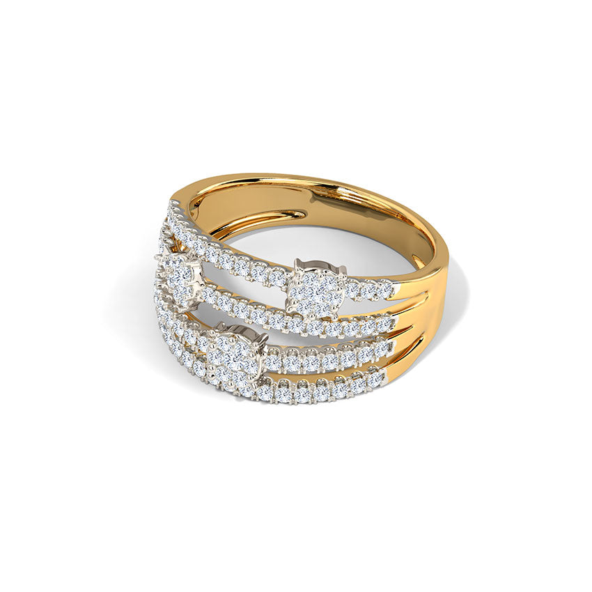 Grand Cluster Diamond Band
