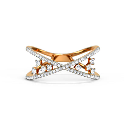 Chic Cluster Diamond Ring  