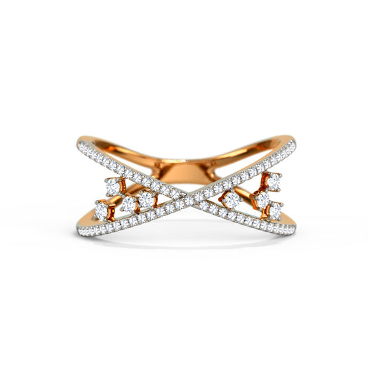 Chic Cluster Diamond Ring  