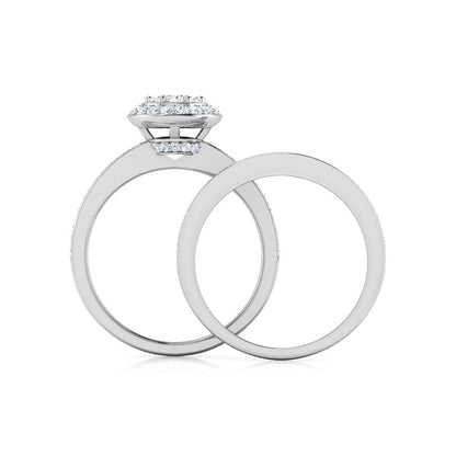 Luna Diamond Bridal Ring Set