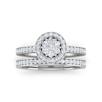 Luna Diamond Bridal Ring Set