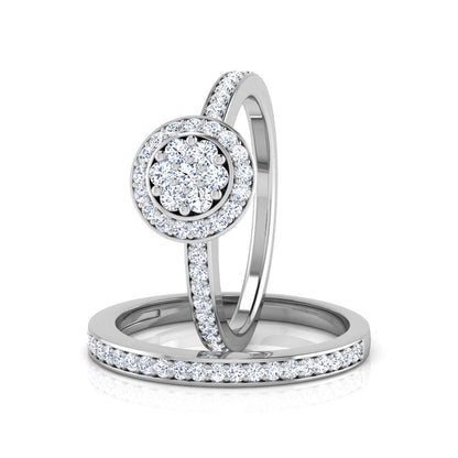 Luna Diamond Bridal Ring Set