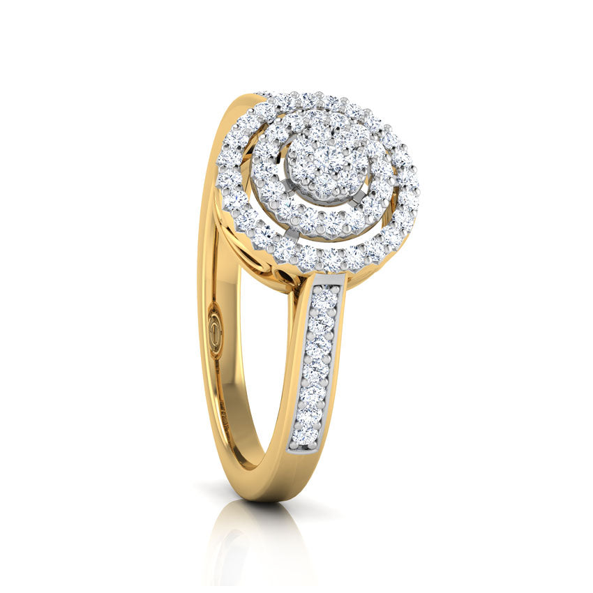 Ripple Diamond Ring