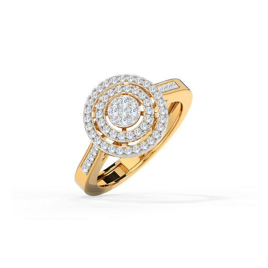 Halo Duo Adjustable Diamond Ring