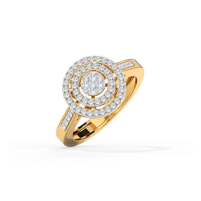 Halo Duo Adjustable Diamond Ring