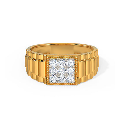 Aadil Diamond Ring for Men