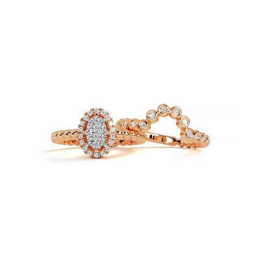 Taja Diamond Bridal Ring Set