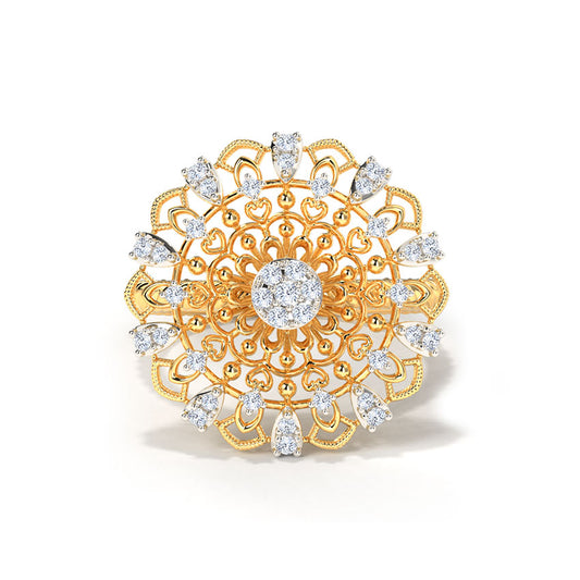 Malena Curve Diamond Ring