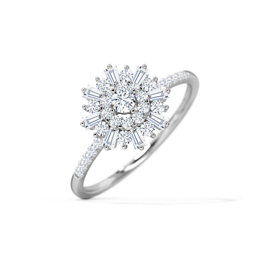 Emma Floral Diamond Ring