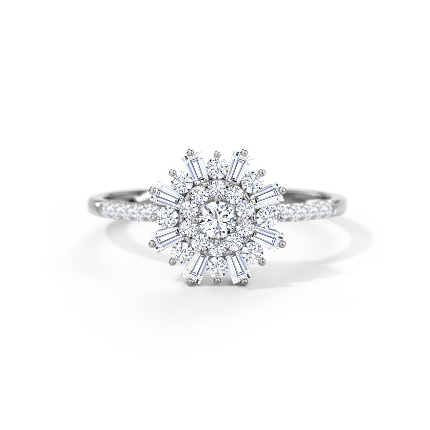 Emma Floral Diamond Ring
