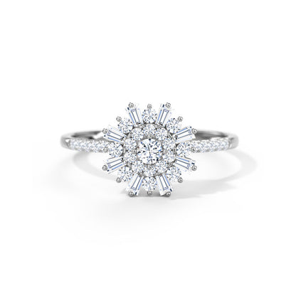 Emma Floral Diamond Ring