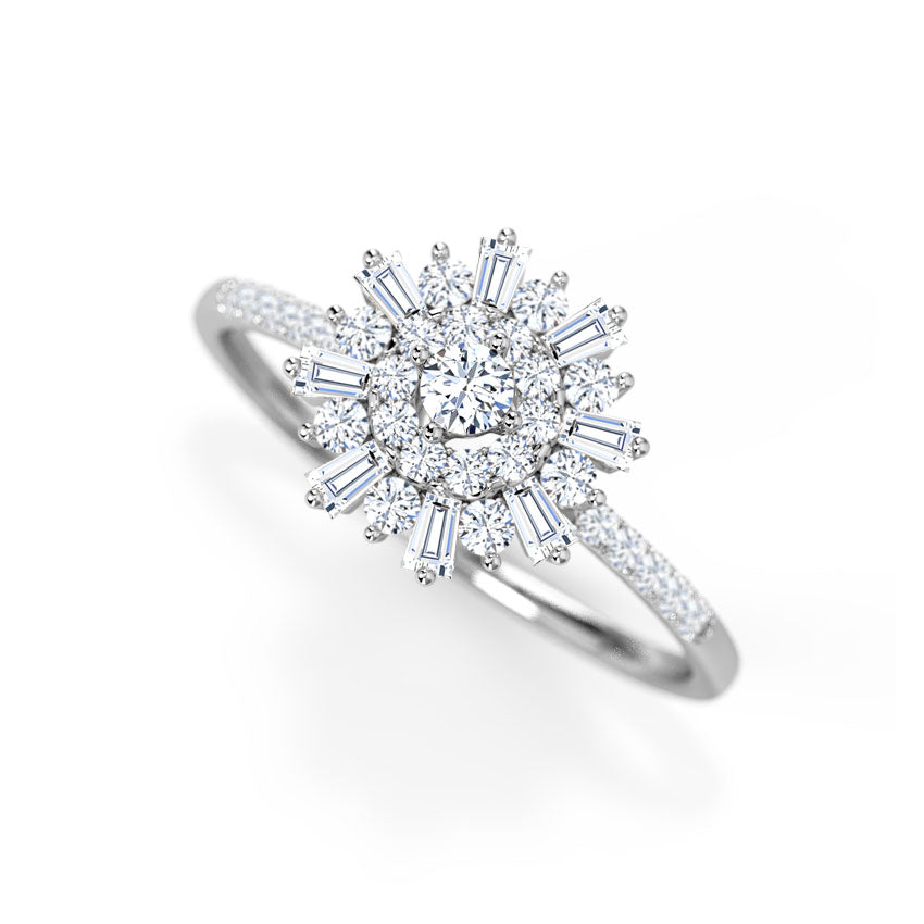 Emma Floral Diamond Ring