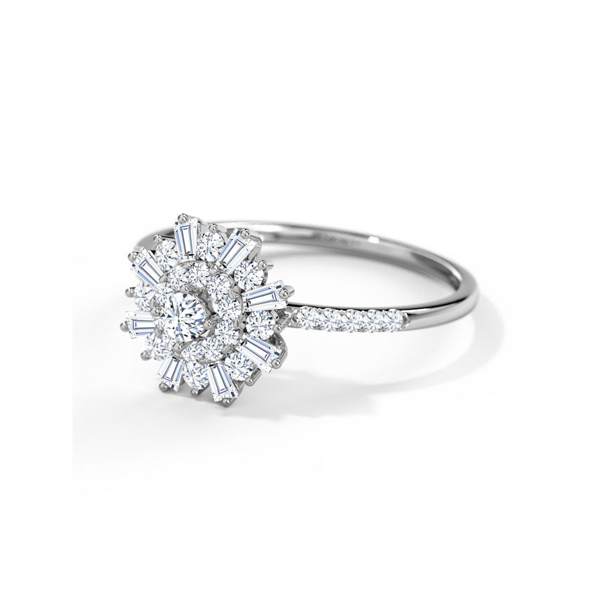 Emma Floral Diamond Ring