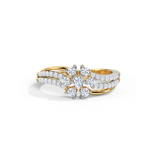 Flora Mirror Diamond Ring  