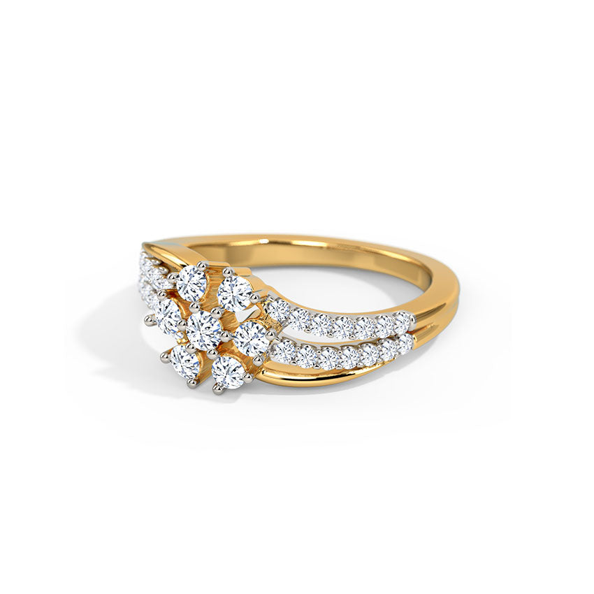 Flora Mirror Diamond Ring
