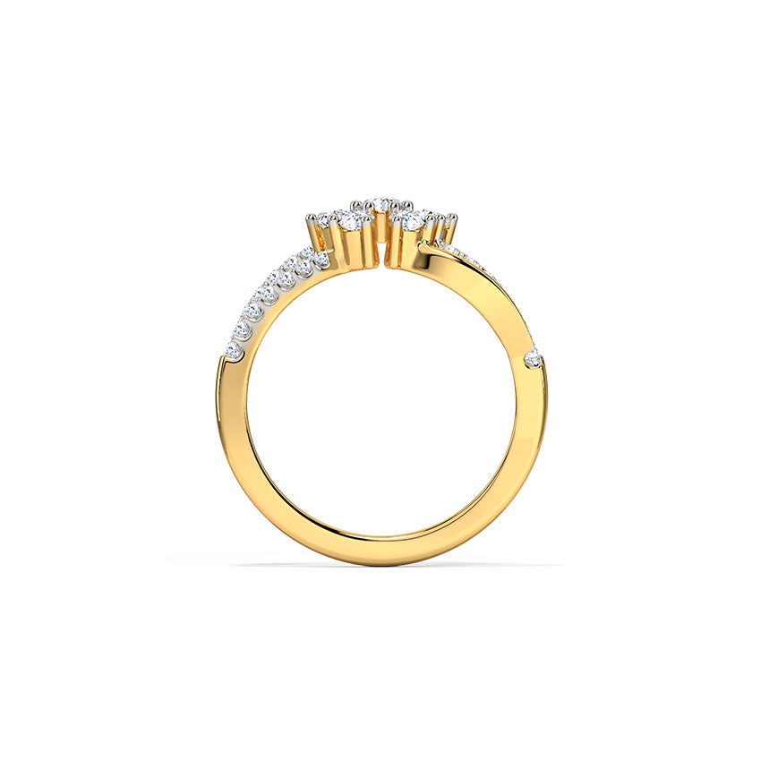 Flora Mirror Diamond Ring