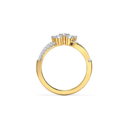 Flora Mirror Diamond Ring