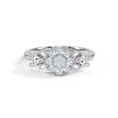 Kylie Blossom Diamond Ring