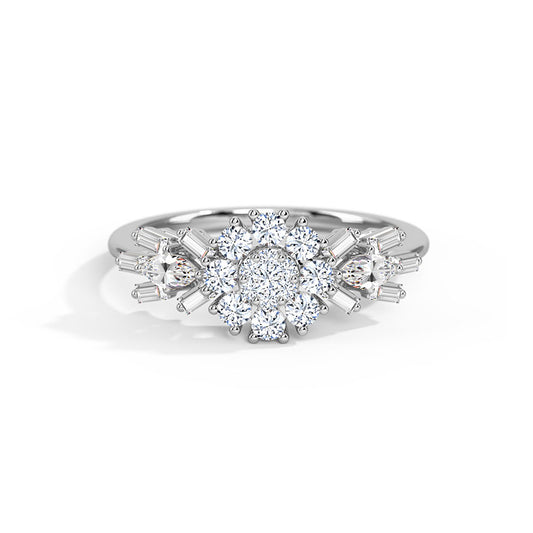 Kylie Blossom Diamond Ring