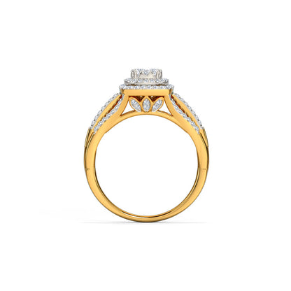 Lucinda Double Halo Diamond Ring