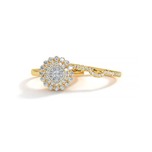 Novau Diamond Bridal Ring Set