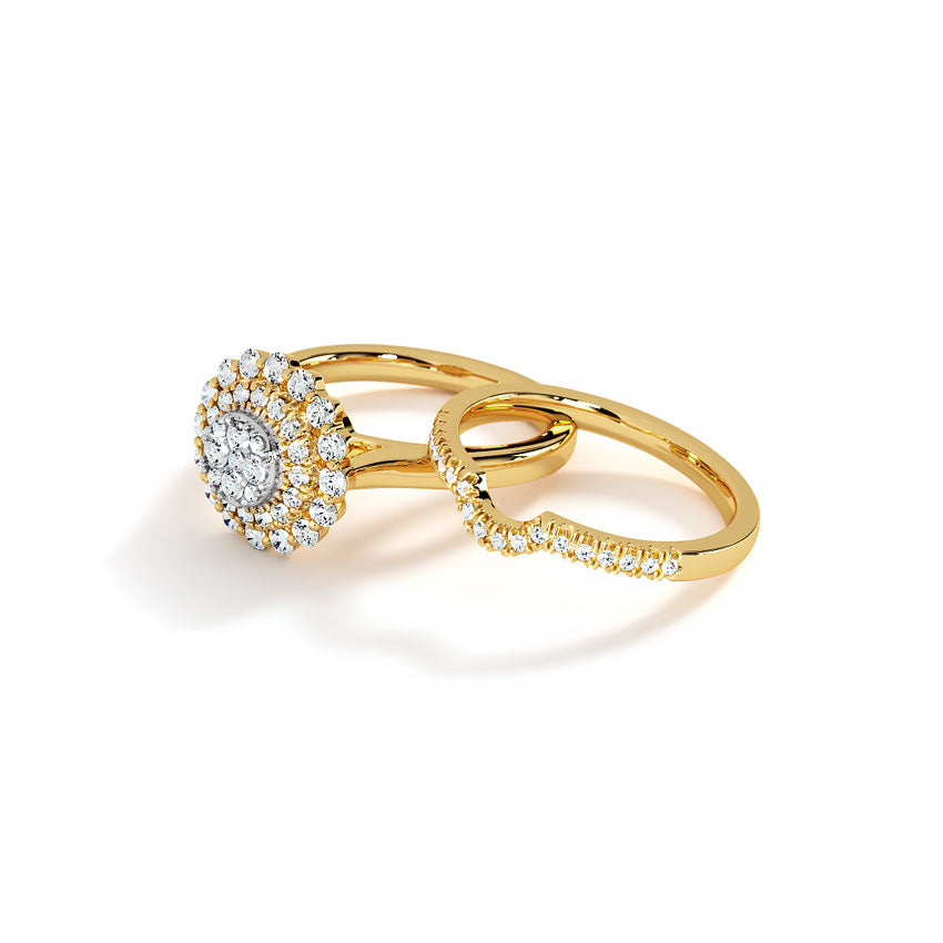 Novau Diamond Bridal Ring Set