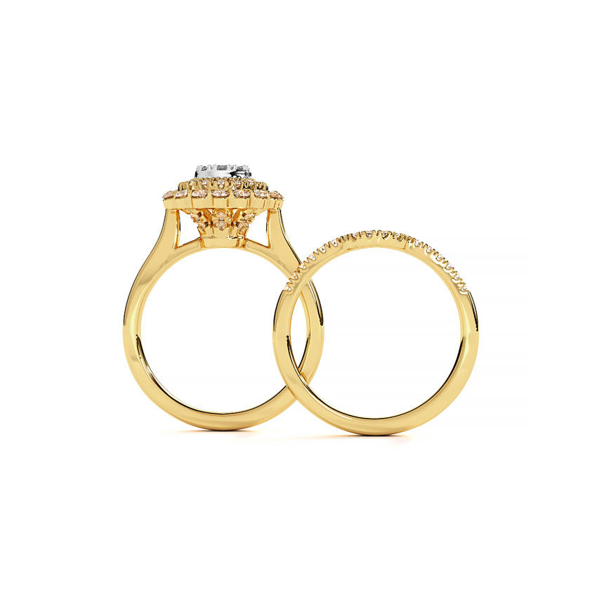 Novau Diamond Bridal Ring Set