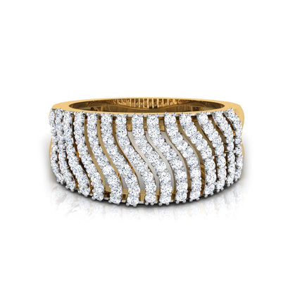 Shining Streaks Diamond Band