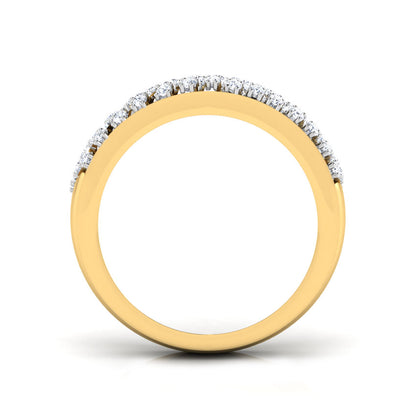 Shining Streaks Diamond Band