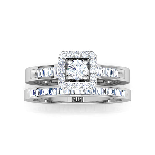 Twinkle Diamond Bridal Ring Set