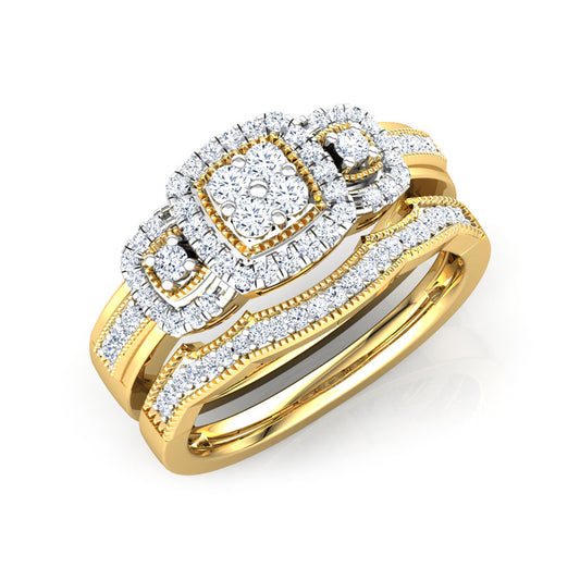 Elegance Diamond Bridal Ring Set