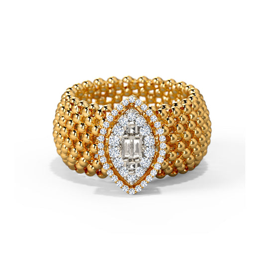 Aria Granular Diamond Ring
