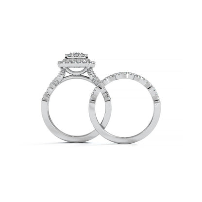 Seraphina Diamond Bridal Ring Set