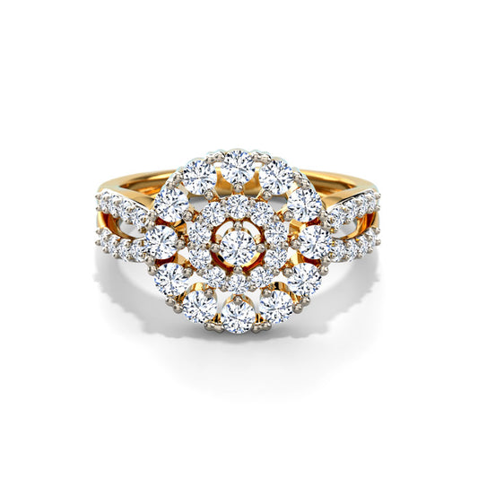 Serenity Cluster Diamond Ring