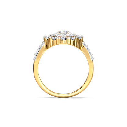 Serenity Cluster Diamond Ring