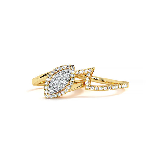 Serenity Diamond Bridal Ring Set