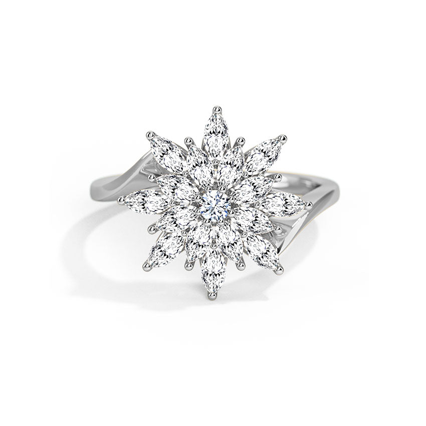 Radiance Flora Diamond Ring