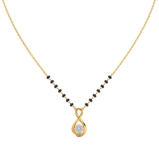 Octavia Infinity Diamond Mangalsutra