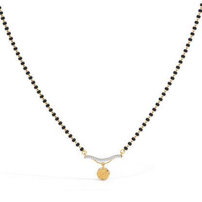 Ava Coin Diamond Mangalsutra