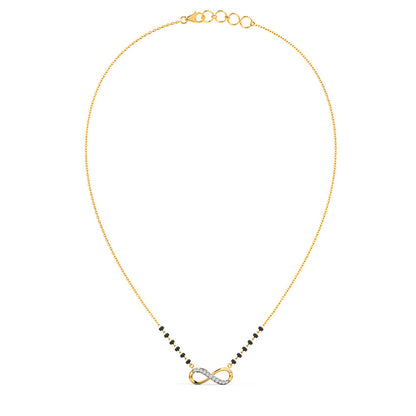 Leah Infinity Diamond Mangalsutra